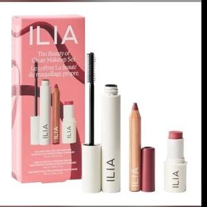 ILIA Beauty Mascara and Makeup Set - Pink and White